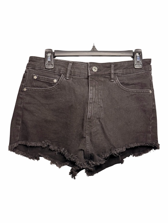 Zara Pants - Zara Black Frayed Hem Denim Shorts Size 8